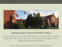 Tablet Screenshot of indfumc.org